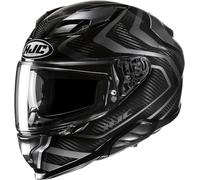 HJC F71 Carbon Nevio Casco, negro-gris, tamaño M para Hombres