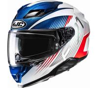 HJC F71 Catos Casco, blanco/azul/rojo, Talla L (58/59)