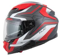 HJC F71 Fes MC1SF Casco Integral Mate/Negro/Blanco/Rojo M unisex
