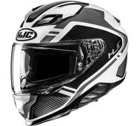 HJC F71 Tozz Casco, negro-gris-blanco, tamaño XL para Hombres