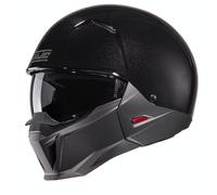 HJC i20 Solid Casco Jet, negro, tamaño M para Hombres