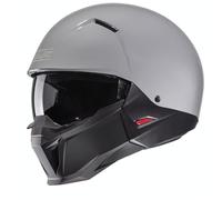 HJC i20 Solid Casco Jet, gris, tamaño XL