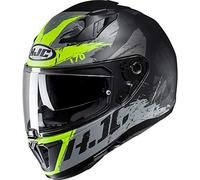 HJC Helmet I70 RIAS BLACK/FLO GREEN XL
