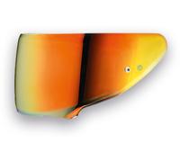 HJC HJ-43 Visera, rojo para Hombres