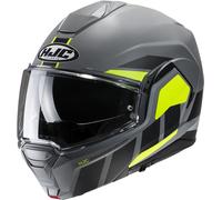 HJC i100 Beis Casco, gris/verde, Talla S (55/56)