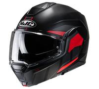 HJC i100 Beis MC1SF Casco Abatible Mate/Negro/Rojo XS unisex