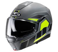 HJC i100 Beis MC3HSF Casco Abatible Mate/Gris/Amarillo/Negro S unisex