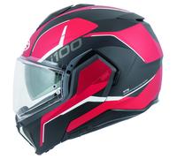 HJC Casco abatible i100 Lorix MC1SF modular Negro-Blanco-Rojo XL