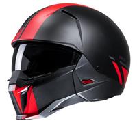 HJC i20 Batol MC1SF Casco Jet Negro/Rojo XS unisex