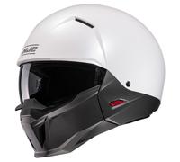 HJC i20 Solid Casco a reacción, blanco, tamaño M para Hombres