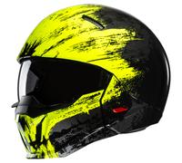 HJC i20 Furia MC3H Casco Jet Negro/Amarillo S unisex