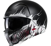 HJC i20 Scraw Casco Jet, negro/gris, Talla XS (54/55)