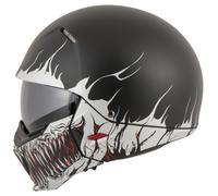 HJC i20 Scraw Casco Jet, negro-gris, tamaño XS 54 55 para Hombres