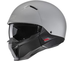 HJC i20 Solid Casco a reacción, gris, Talla L (58/59)