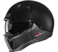 HJC i20 Solid Casco a reacción, negro, tamaño S para Hombres