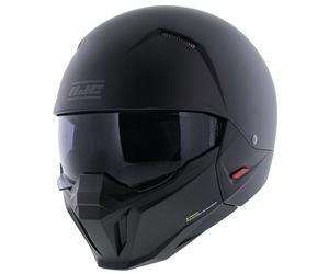 HJC I20 Streetfighter casco semi plano negro