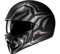 HJC i20 Thorn Casco Jet, negro/plata, Talla S (55/56)