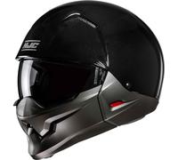 HJC i20N Casco jet, negro, tamaño XL para Hombres