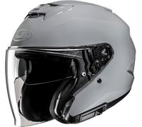 HJC i31 Solid Casco Jet, gris, Talla XL (60/61)