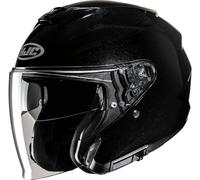 HJC i31 Solid Casco Jet, negro, tamaño L para Hombres