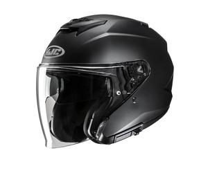 HJC I31 Sólido Semiflat Negro Casco De Moto (Mate Negro) Talla: L (59)
