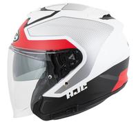 HJC i31 Tevis MC1SF casco abierto Mate/Blanco/Negro/Rojo XS unisex