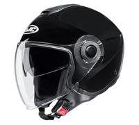 HJC i40N Casco Jet Moto, Unisex, Negro metalico, S