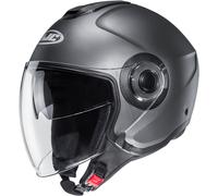 HJC i40N Solid Casco Jet, plata, tamaño S para Hombres