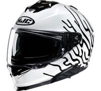 HJC i71 Celos Casco, negro-blanco, tamaño XS 54 55 para Hombres