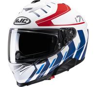 HJC i71 Simo Casco, blanco-rojo-azul, tamaño XS 54 55 para Hombres