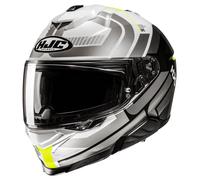HJC i71 Vizen MC3H Casco Integral Gris/Amarillo neón S unisex