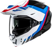 HJC i80 Imes Casco, Negro/Blanco/Rojo/Azul, Talla XL (60/61)