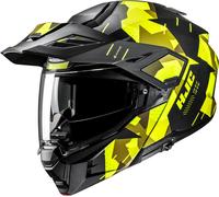 HJC Casco abatible i80 ROKI MC3HSF Negro-Amarillo Talla XS (54-55) para hombre