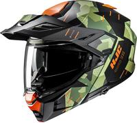 Casco Adventure HJC I80 Roki Negro/Verde/NaranjaL Negro,Verde,Naranja