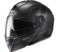 HJC i90 Syrex Casco, negro-gris, tamaño S