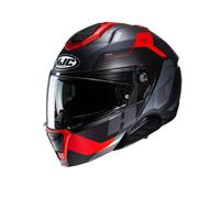 HJC i91 CARST MC1SF motocicleta urbana Casco Modular Negro Gris Rojo
