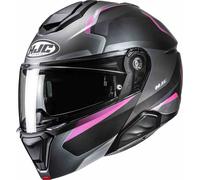 HJC i91 Felio Casco, gris-rosa, tamaño XS 54 55 para Hombres