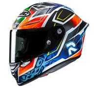 HJC RPHA 1 Binder 24 MC27SF Casco Integral Negro/Azul/Naranja M unisex