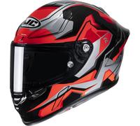 HJC RPHA 1 Nomaro Casco, negro-gris-rojo, tamaño XL para Hombres
