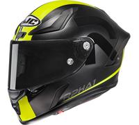 HJC RPHA 1 Senin Casco, negro-verde, tamaño S para Hombres