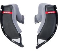 HJC RPHA 11 Almohadillas para mejillas, gris, Talla 45 mm