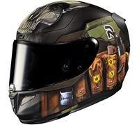 HJC RPHA 11 Ghost Call Of Duty Casco, negro-verde, tamaño S para Hombres