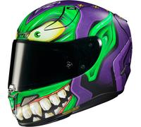 HJC RPHA 11 Green Goblin Marvel Casco, morado, Talla XXL (62/63)