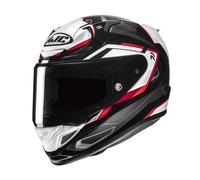 HJC RPHA 12 Brels MC1 Casco De Moto (Blanco/Negro/Rojo) Talla: L (59)