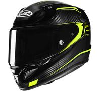 HJC RPHA 12 Carbon Keres Casco, negro/amarillo, Talla S (55/56)