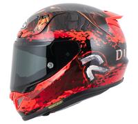 HJC RPHA 12 Diablo Blizzard Casco, negro-rojo, tamaño 2XL para Mujer