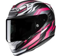 HJC RPHA 12 Dravix Casco, gris-blanco-rosa, tamaño M para Hombres