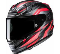 HJC RPHA 12 Dravix Casco, negro-gris-rojo, tamaño XL para Hombres