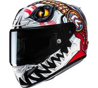 HJC, Casco Moto Integral RPHA 12 KEPINA White/Red MC1, L