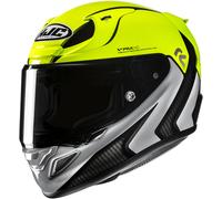 HJC RPHA 12 Kos Casco, plata/amarillo, Talla L (58/59)
